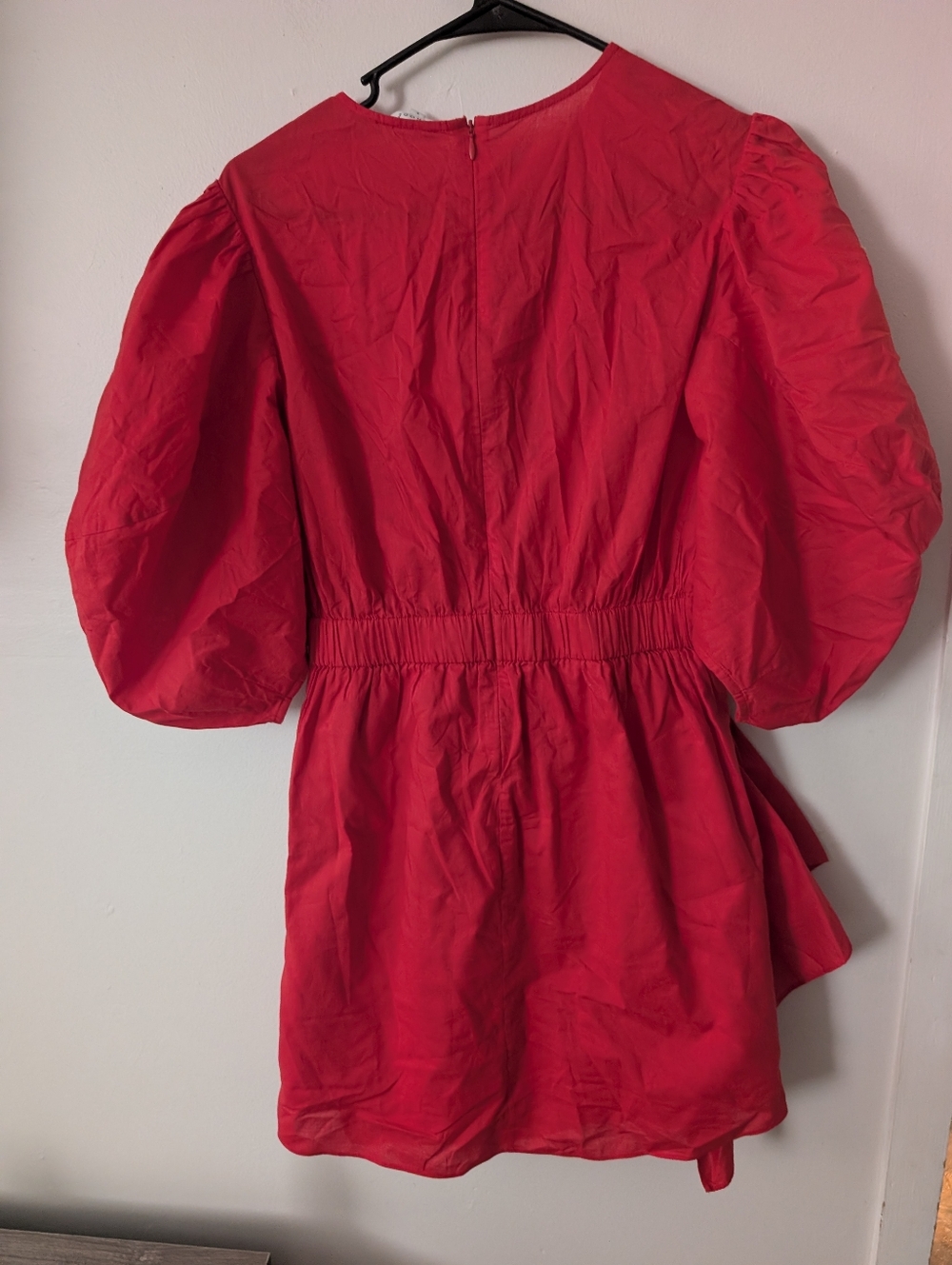 Rhode‎ Pia Mini Chili Red Cotton Dress Women's Size Small - Picture 6 of 11